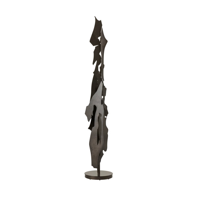 Hubbardton Forge 241205 Fracture 1-lt 64" Tall Floor Lamp - Dark Smoke