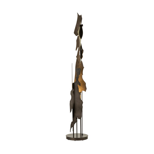 Hubbardton Forge 241205 Fracture 1-lt 64" Tall Floor Lamp - Dark Smoke
