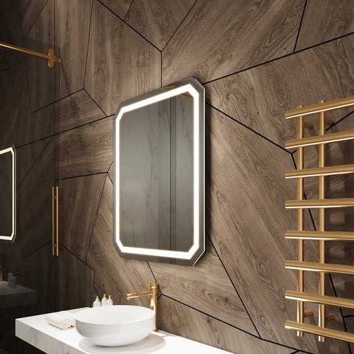 Paris Mirror Lustra 30" x 36" LED Vanity Front-Lit & Backlit Mirror, 3CCT Selectable