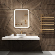 Paris Mirror Lustra 30" x 36" LED Vanity Front-Lit & Backlit Mirror, 3CCT Selectable