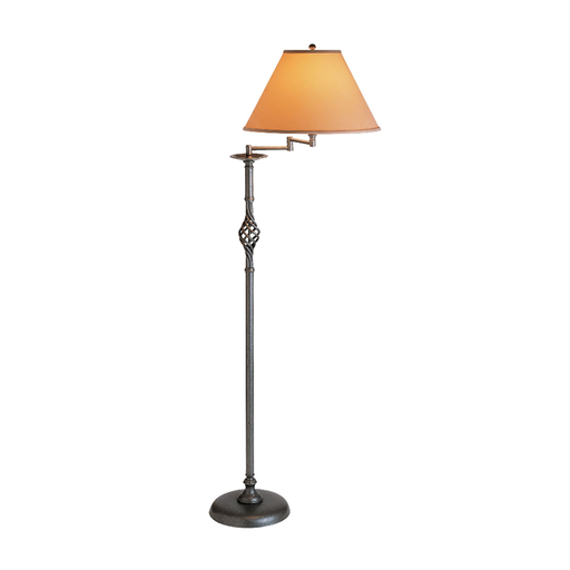 Hubbardton Forge 242160 Twist Basket Swing Arm 1-lt 60" Tall Floor Lamp