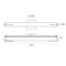Sonneman 2431 Tubo Slim 26" LED Bath Bar - Spine Trim