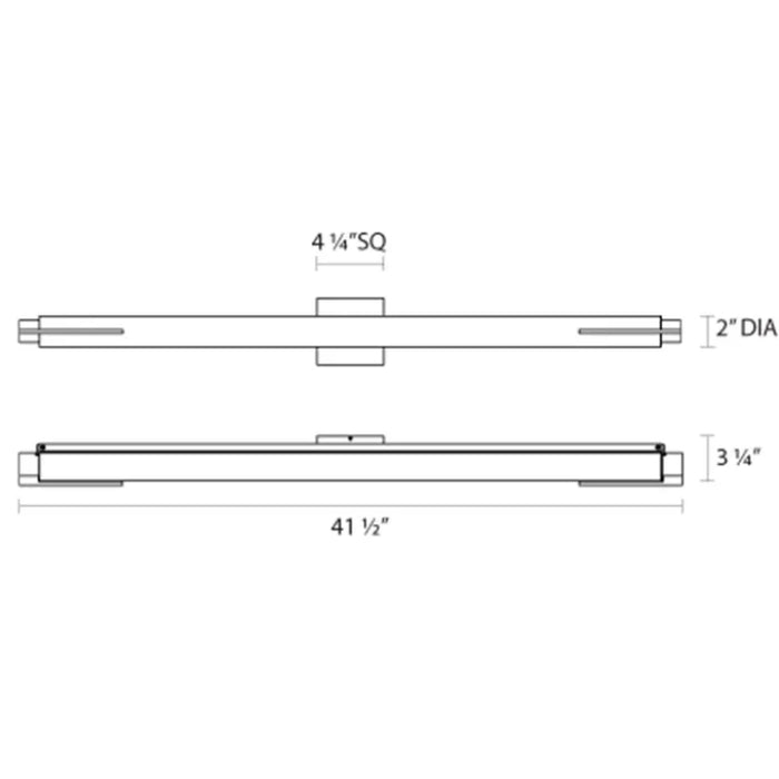 Sonneman 2433 Tubo Slim 42" LED Bath Bar - Spine Trim