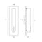 Sonneman 2441 Tubo Slim 15" Tall LED Panel Sconce - Long Spine Trim