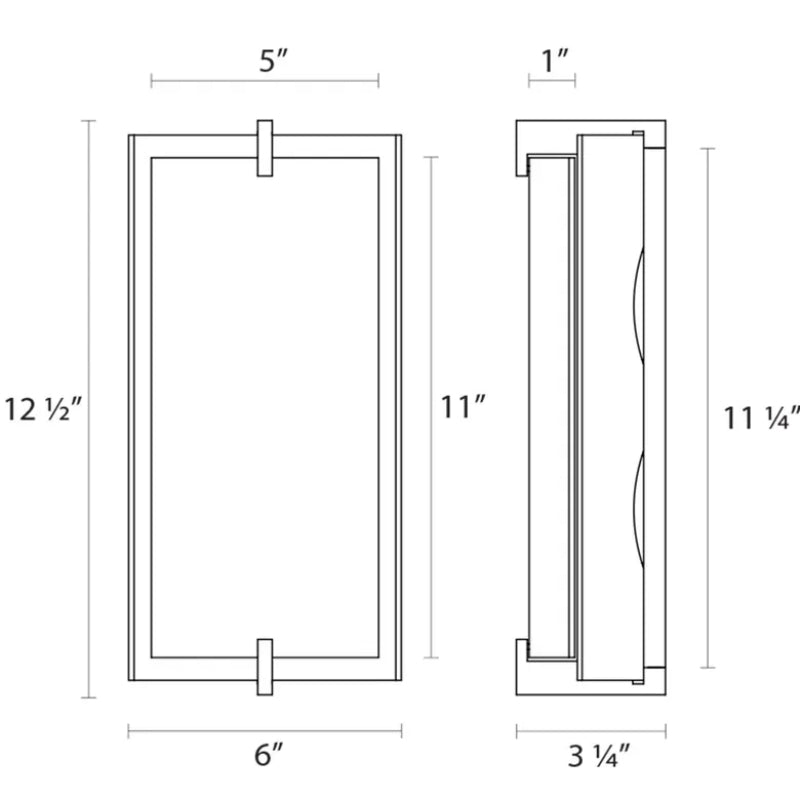 Sonneman 2452 Double Arc 13" Tall LED Sconce