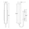 Sonneman 2490 Bauhaus Revisited Rohr 18" Tall LED Sconce