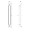 Sonneman 2493 Bauhaus Revisited Klammer 31" Tall LED Sconce