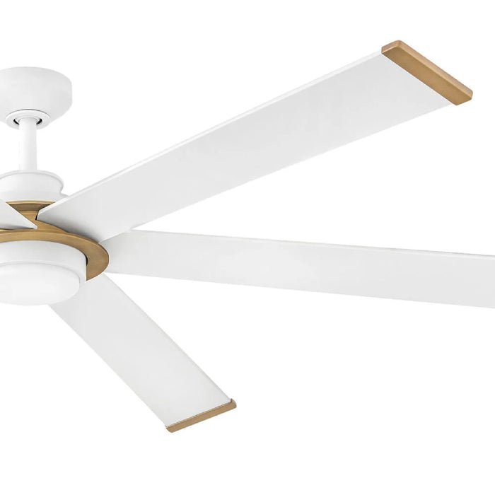 Hinkley 906964 Andros 64" Indoor/Outdoor Smart Ceiling Fan with LED Light Kit - Matte White