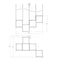 Sonneman 24Z0001 Cubix 4-lt 49" LED Pendant