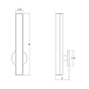 Sonneman 2501 Bauhaus Columns 18" Tall LED Bath Bar