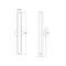 Sonneman 2502 Bauhaus Columns 24" Tall LED Bath Bar