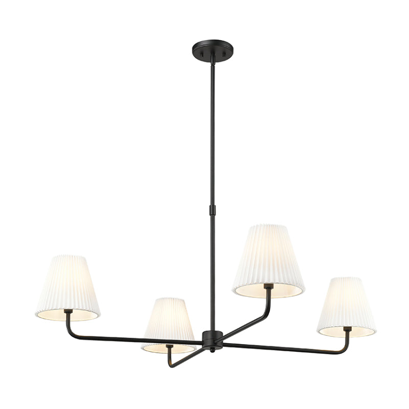 Millennium 25104 Ami 4-lt 40" Chandelier - Matte Black