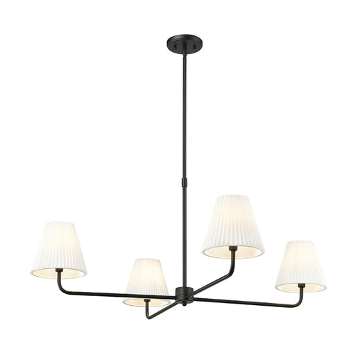 Millennium 25104 Ami 4-lt 40" Chandelier - Matte Black