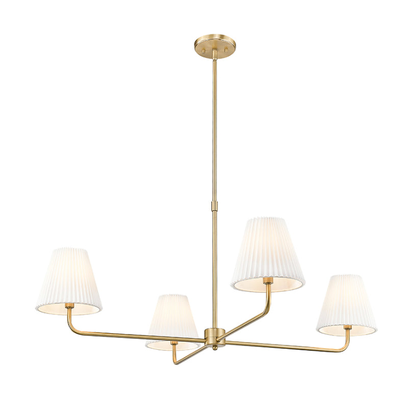 Millennium 25104 Ami 4-lt 40" Chandelier - Vintage Brass