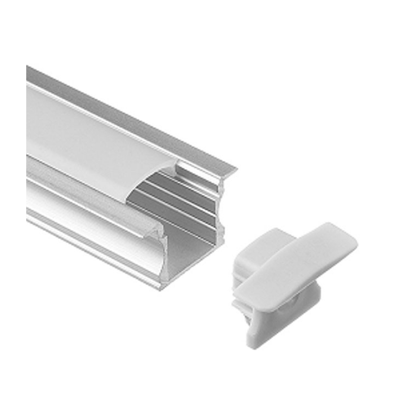 Lotus LH-2515 8-ft Recessed Mount Aluminum Profile with White Diffused Cover (Pack of 10)