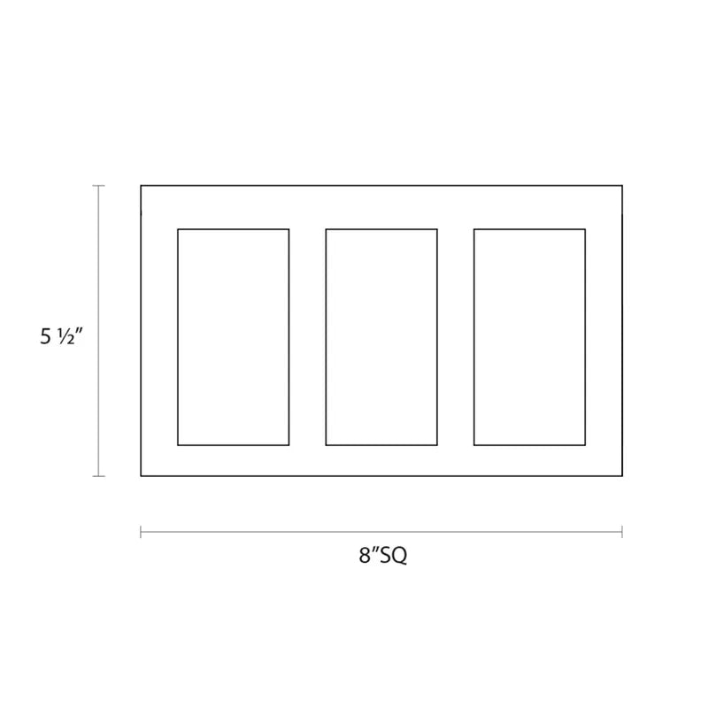 Sonneman 2527 Capital 8" LED Surface Mount