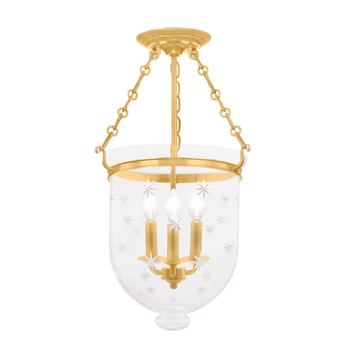 Hudson Valley 253 Hampton 3-lt Semi Flush