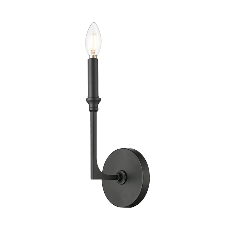 Millennium 25301 Azara 1-lt 12" Tall Wall Sconce - Matte Black