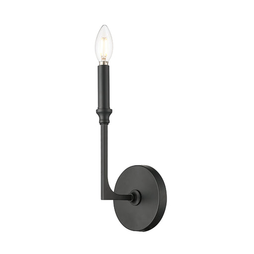 Millennium 25301 Azara 1-lt 12" Tall Wall Sconce - Matte Black