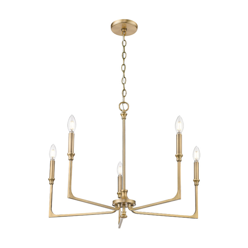 Millennium 25305 Azara 5-lt 28" Chandelier - Vintage Brass
