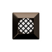 WAC 2531 2" LED Surface Mount Square Indicator Louver - Bronze Stainless Steel