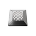WAC 2531 2" LED Surface Mount Square Indicator Louver - Stainless Steel