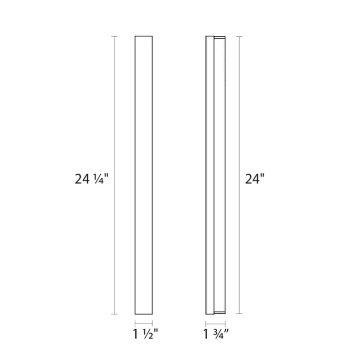 Sonneman 2540 Vanity Slim 24" Tall LED Bath Bar