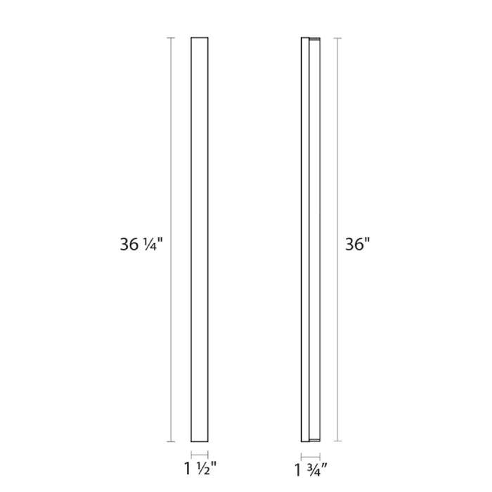 Sonneman 2541 Vanity Slim 36" Tall LED Bath Bar