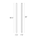 Sonneman 2542 Vanity Slim 48" Tall LED Bath Bar