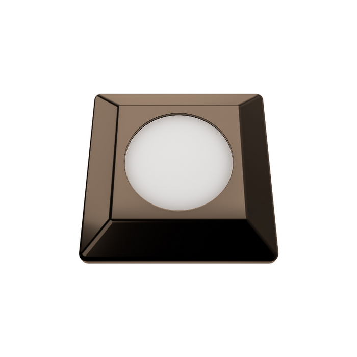 WAC 2551 2" LED Surface Mount Square Indicator Light - Bronze Stainless Steel