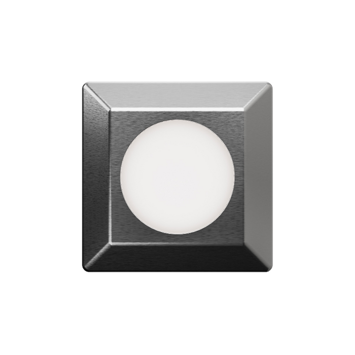 WAC 2551 2" LED Surface Mount Square Indicator Light - Stainless Steel