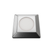 WAC 2551 2" LED Surface Mount Square Indicator Light - Stainless Steel