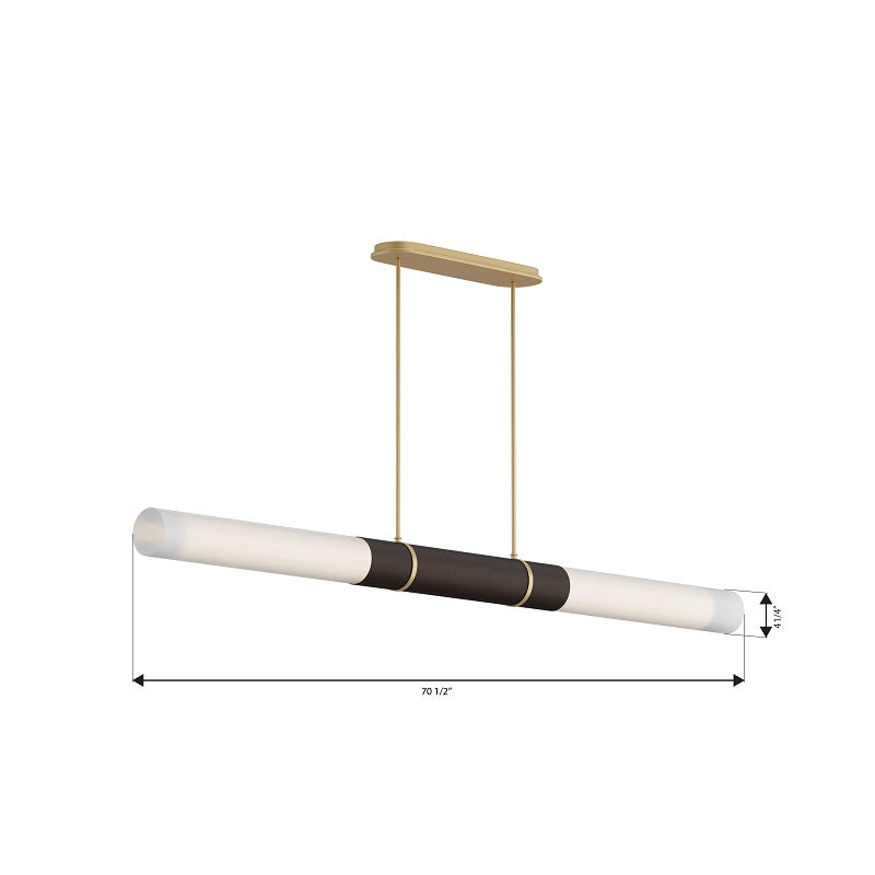 Minka Lavery 2555 Linthor 1-lt 64" LED Linear Chandelier