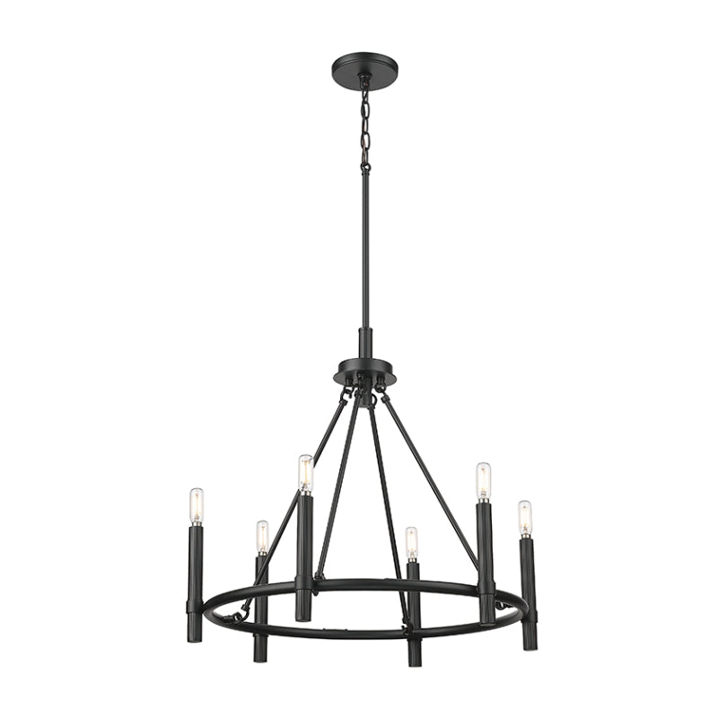 Millennium 25656 Skyva 6-lt 25" Chandelier