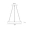 Sonneman 2565 Dazzle 12" Round LED Pendant