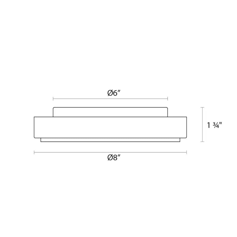 Sonneman 2566 Dazzle 8" Round LED Surface Mount