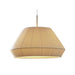 Bover Mei 90 3-lt 35" Pendant-Cream Translucent Ribbon