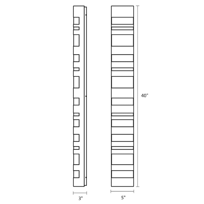 Sonneman 2613 Bath Notes 40" Tall LED Bath Bar