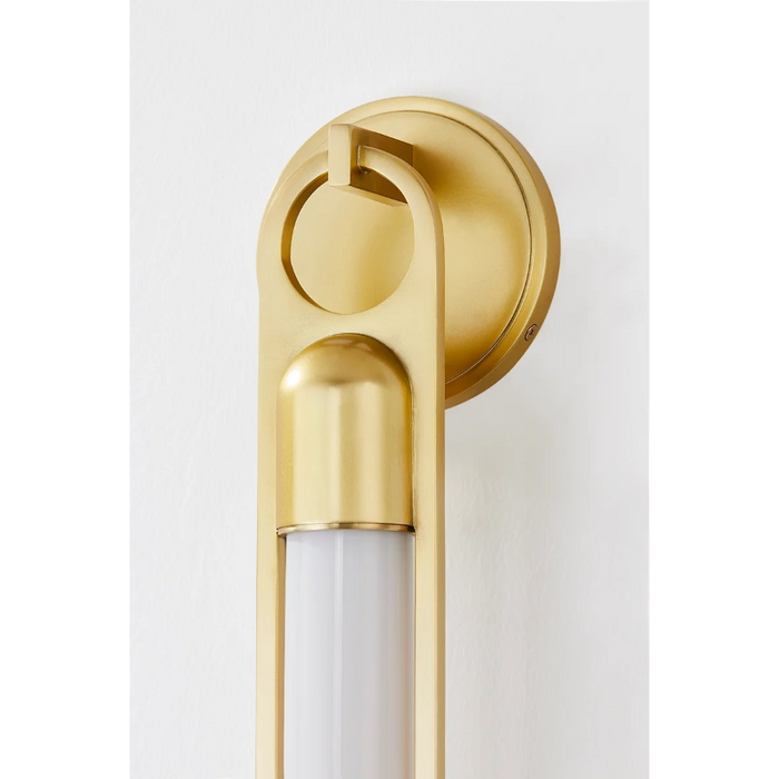 Hudson Valley 2617 Bethlehem 1-lt 17" Tall Wall Sconce - Aged Brass