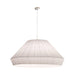Bover Mei 90 3-lt 35" Pendant-White Translucent Ribbon