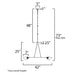 Maxim 26262 Keppe 2-lt 42" Linear Pendant