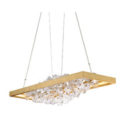 Corbett 269-51 Jasmine 1-lt 60" LED Linear Chandelier-Gold Leaf