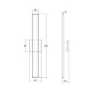 Sonneman 2682 Planes 2-lt 24" Tall LED Double Sconce