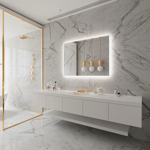 Paris Mirror Rectangle 48" x 36" LED Backlit Mirror, 3CCT Selectable