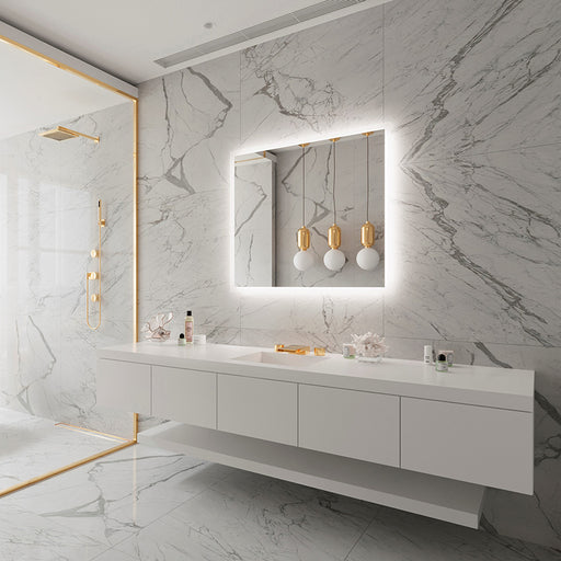 Paris Mirror Rectangle 40" x 36" LED Backlit Mirror, 3CCT Selectable