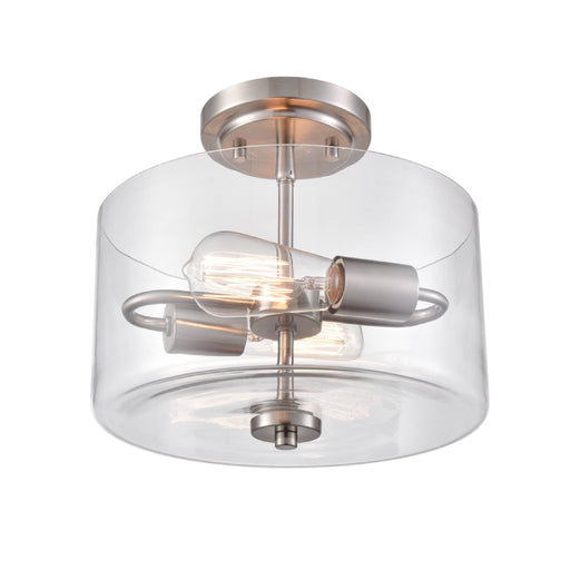 Millennium 2710 Verlana 2-lt 11" Semi-Flush Mount - Brushed Nickel