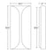 Sonneman 2711 Folds 14" Tall LED Wall Sconce