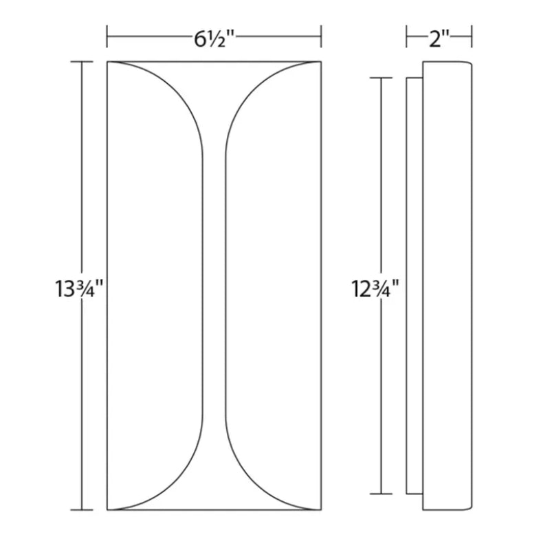 Sonneman 2711 Folds 14" Tall LED Wall Sconce