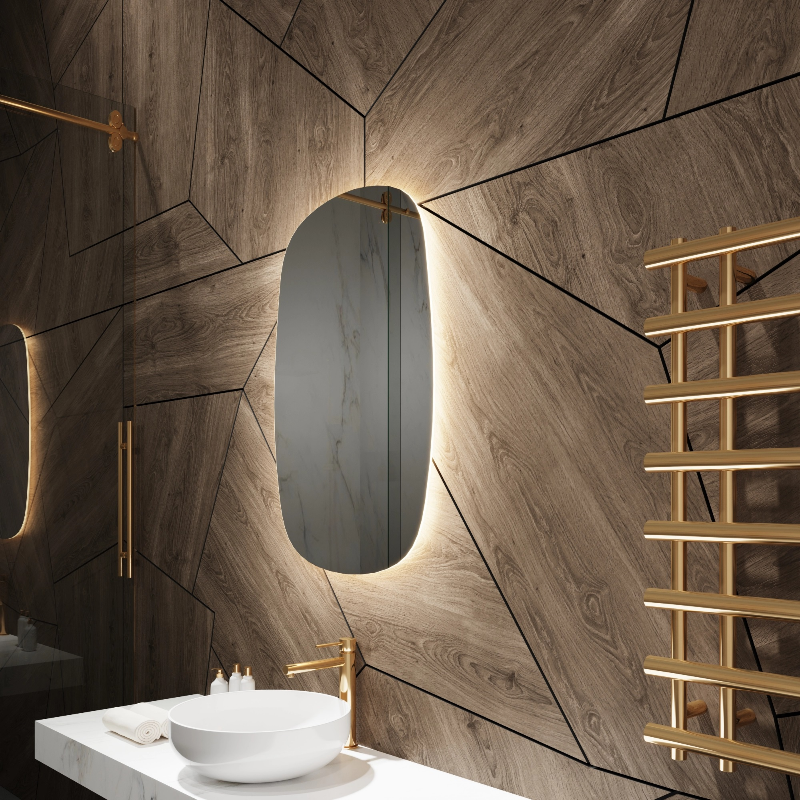 Paris Mirror Original Capsule 24" x 36" LED Backlit Mirror, RGB