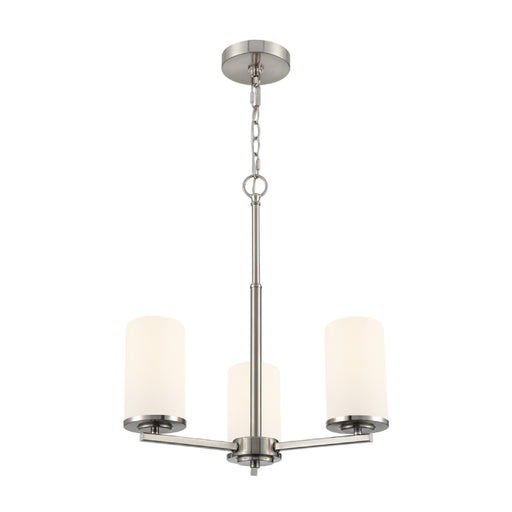 Millennium 2713WG Verlana 3-lt 19" Chandelier - Brushed Nickel